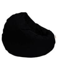 Atelier Del Sofa Zahradní sedací vak Iyzi 100 Cushion Pouf - Black, Černá