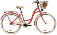 Goetze STYLE dámské jízdní kolo, kola 28”, výška 160-185 cm, 1-rychlostní, malinový