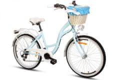 Goetze Mood dámské jízdní kolo, kola 24”, výška do155cm, 6-rychlostní, modré