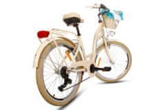 Goetze Mood dámské jízdní kolo, kola 24”, výška do155cm, 7-rychlostní, krémové