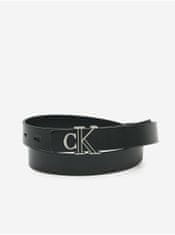 Calvin Klein Černý dámský kožený pásek Calvin Klein Jeans 85E
