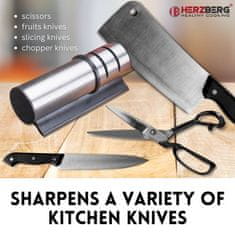 LEBULA Herzberg Cylinder Stainless Steel Manual Knife sharpener