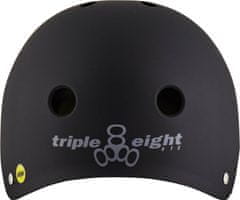 TRIPLE EIGHT Dual Certified MiPS Skate Helma (XS-S|Černá)