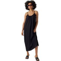 Vero Moda Dámské šaty VMLUNA Regular Fit 10286077 Black (Velikost S)