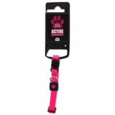 ACTIVE DOG Obojek Premium XS růžový 1x21-30cm