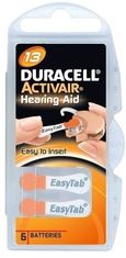 Duracell Activair DA 13 baterie do naslouchátka 6ks 4043752174694