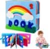 3D Montessori kniha aktivit pro děti, senzorická knížka pro ráne učení | FIRSTBOOK