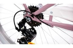 Goetze Mood dámské jízdní kolo, kola 24”, výška 120-155cm, 6-rychlostní, růžové biele