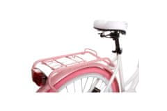 Goetze COLOURS dámské jízdní kolo, kola 28”, výška 160-185 cm, 3-rychlostní, bílo-růžové