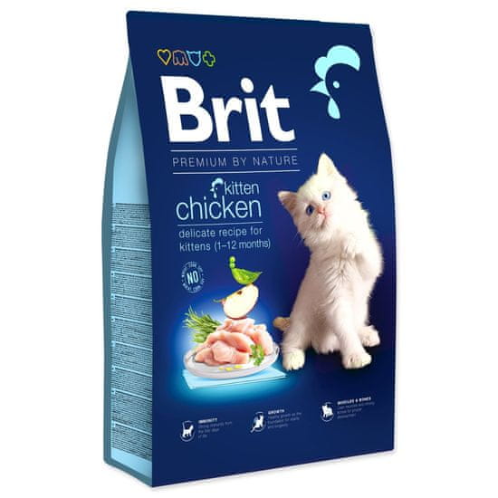 Brit Krmivo Premium by Nature Cat Kitten Chicken 8kg