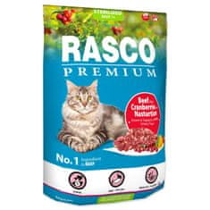 RASCO Krmivo Premium Sterilized hovězí s brusinkou a lichořeřišnicí 0,4kg