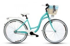 Goetze COLOURS dámské jízdní kolo, kola 28”, výška 160-185 cm, 3-rychlostní, modrý