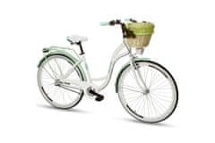 Goetze BLUEBERRY dámské jízdní kolo, kola 28”, výška 160-185 cm, 3-rychlostní, bílo mentolové