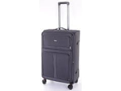 T-class® Velký cestovní kufr 932, šedá, XL - model 2024