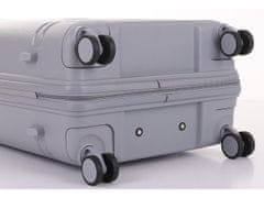T-class® Cestovní kufr 2213, stříbrná, L