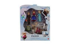 Disney Frozen Frozen Pohádkový příběh malé panenky- Anna a Elsa s kamarády HLX