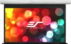 Elite Screens plátno elektrické motorové 165" (419,1 cm)/ 16:9/ 206 x 366 cm/ case bílý/ 6" drop/ Fiber Glass