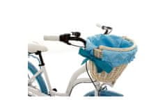 Goetze COLOURS dámské jízdní kolo, kola 26”, výška 150-165 cm, 3-rychlostní, bílá modrá