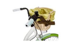 Goetze COLOURS dámské jízdní kolo, kola 26”, výška 150-165 cm, 3-rychlostní, bílé zelené