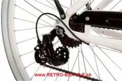 Goetze Mood dámské hliníkové jízdní kolo, kola 28”, výška od 165cm - 185cm, 7-rychlostní, bíle černé