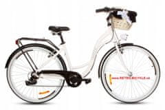 Goetze Mood dámské hliníkové jízdní kolo, kola 28”, výška od 165cm - 185cm, 7-rychlostní, bíle černé