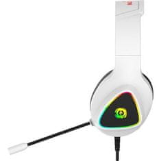 Canyon Sluchátka s mikrofonem GH-6 herní headset Shadder bílý