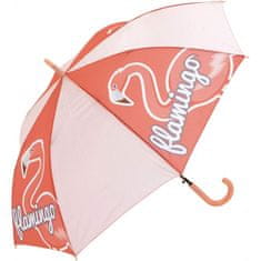 Arditex ZASKA Dámský automatický deštník FLAMINGO, ZK50008
