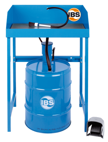 IBS Scherer Mycí stůl typ BK 50, 50 litrů, nosnost 50 kg, elektrické čerpadlo a štětec - IBS Scherer