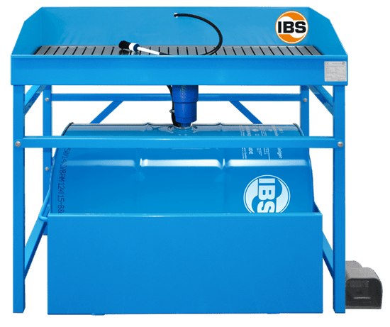 IBS Scherer Mycí stůl typ M-500 200 litrů, extra nosnost 500 kg, elektrické čerpadlo, štětec - IBS