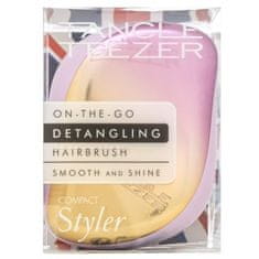 Tangle Teezer Compact Styler Lilac-Yellow kartáč na vlasy pro snadné rozčesávání vlasů