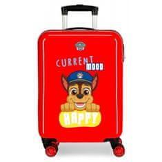 Joummabags Luxusní dětský ABS cestovní kufr PAW PATROL Red, 55x38x20cm, 34L, 2191722