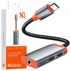 Mcdodo Mcdodo Adaptér Usb-C Mini Jack 3,5Mm Adaptér Aux Kabel Pro Samsung Dac