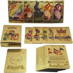 Korbi Kolekční karty Pokémon 55 kusů, zlaté