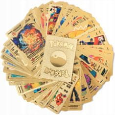 Korbi Kolekční karty Pokémon 55 kusů, zlaté