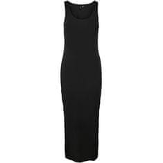 Vero Moda Dámské šaty VMMAXI Tight Fit 10305781 Black (Velikost L)