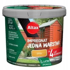 Altax Jednovrstvá hydroizolace dřeva a betonu borovice 4,5 l