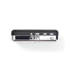 Nedis Kazetový měnič | Přenosný | Připojovací výstup: 1x 3,5 mm / 1x Mini USB | Příslušenství: USB kabel | Napájení z baterie / USB 