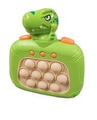 Leventi Quick push video games - pop it hra - dinosaurus zelený