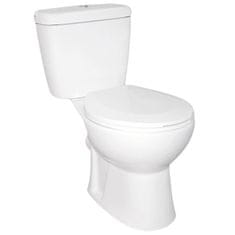 BPS-koupelny WC kombi NV-Niagara Duo ZO se zadním odpadem a SoftClose sedátkem
