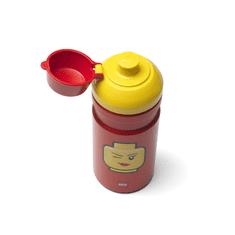 LEGO Storage ICONIC Girl láhev na pití - žlutá/červená