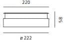 Artemide Artemide Ego 220 Flat pochozí ocel 38d 3000K čtverec T40015WFLW00