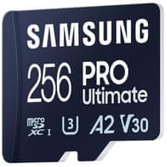 Samsung Paměťová karta Micro SDXC 256GB PRO Ultimate + SD adaptér