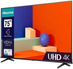 Hisense UHD LED televize 75A6K