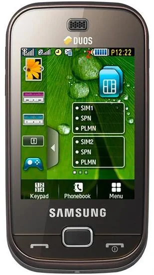 Samsung B5722 Dark Brown (DualSim)