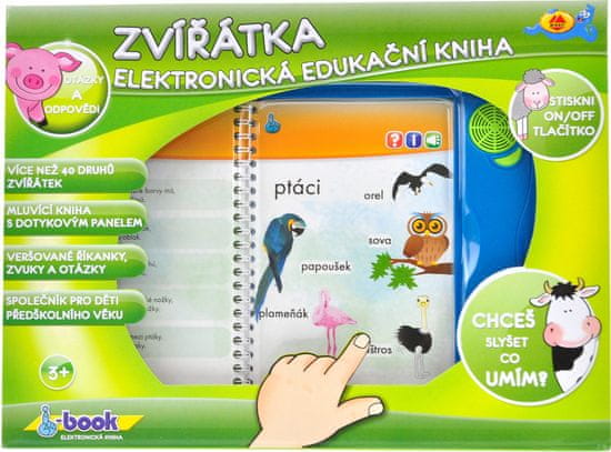 Mikro hračky I-book naučná elektronická kniha zvířátka