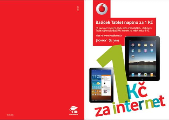 Vodafone Balíček Tablet naplno microSIM