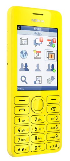 Nokia 206 Dual SIM žlutá