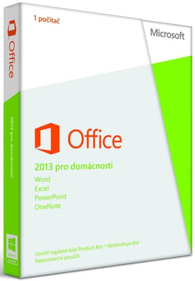 Microsoft Office Home and Student 2013, 32/64-bit. Cz
