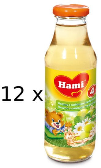 Hami Tea hrozny s meduňkou - 12x 300 ml
