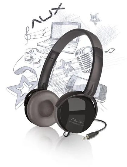Speed-Link AUX - FREESTYLE Stereo Headset, black-grey